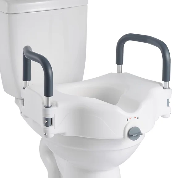 Vive Raised Toilet Seat, 5-Inch