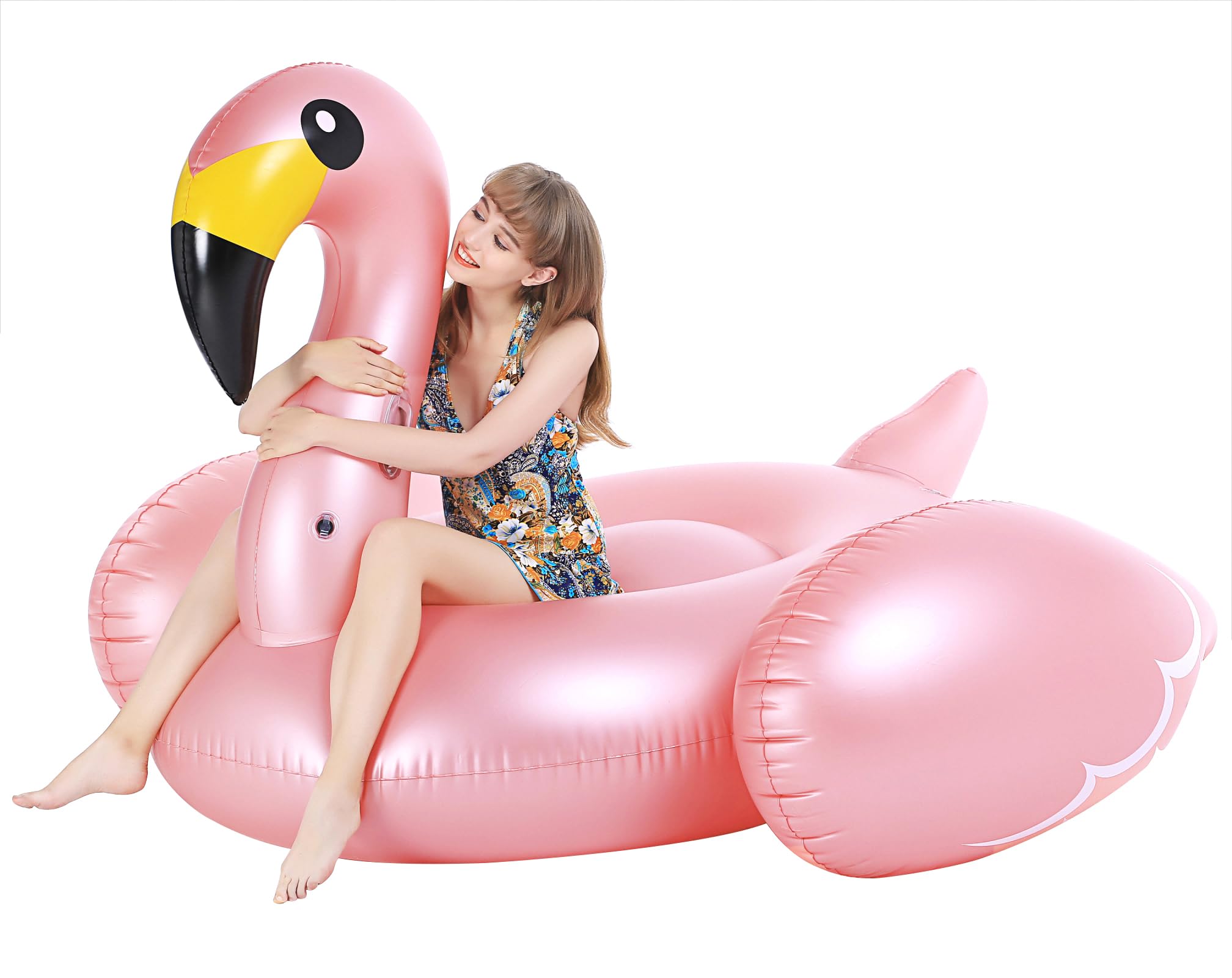 Jasonwell Giant Inflatable Flamingo Pool Float