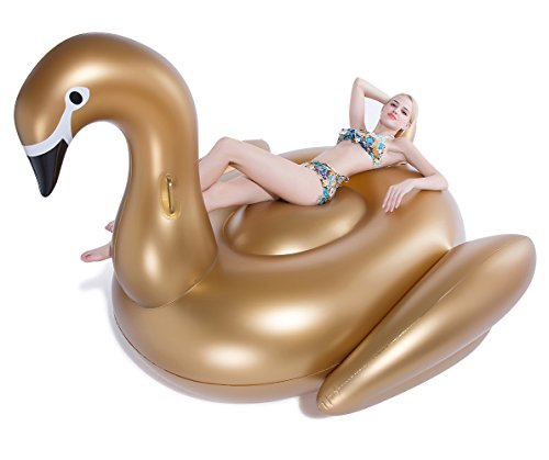 Jasonwell Giant Inflatable Swan Pool Float