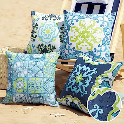 Phantoscope Outdoor Throw Pillows, Set of 4