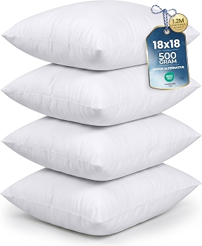 Utopia Bedding Throw Pillows, 18x18, Set of 4