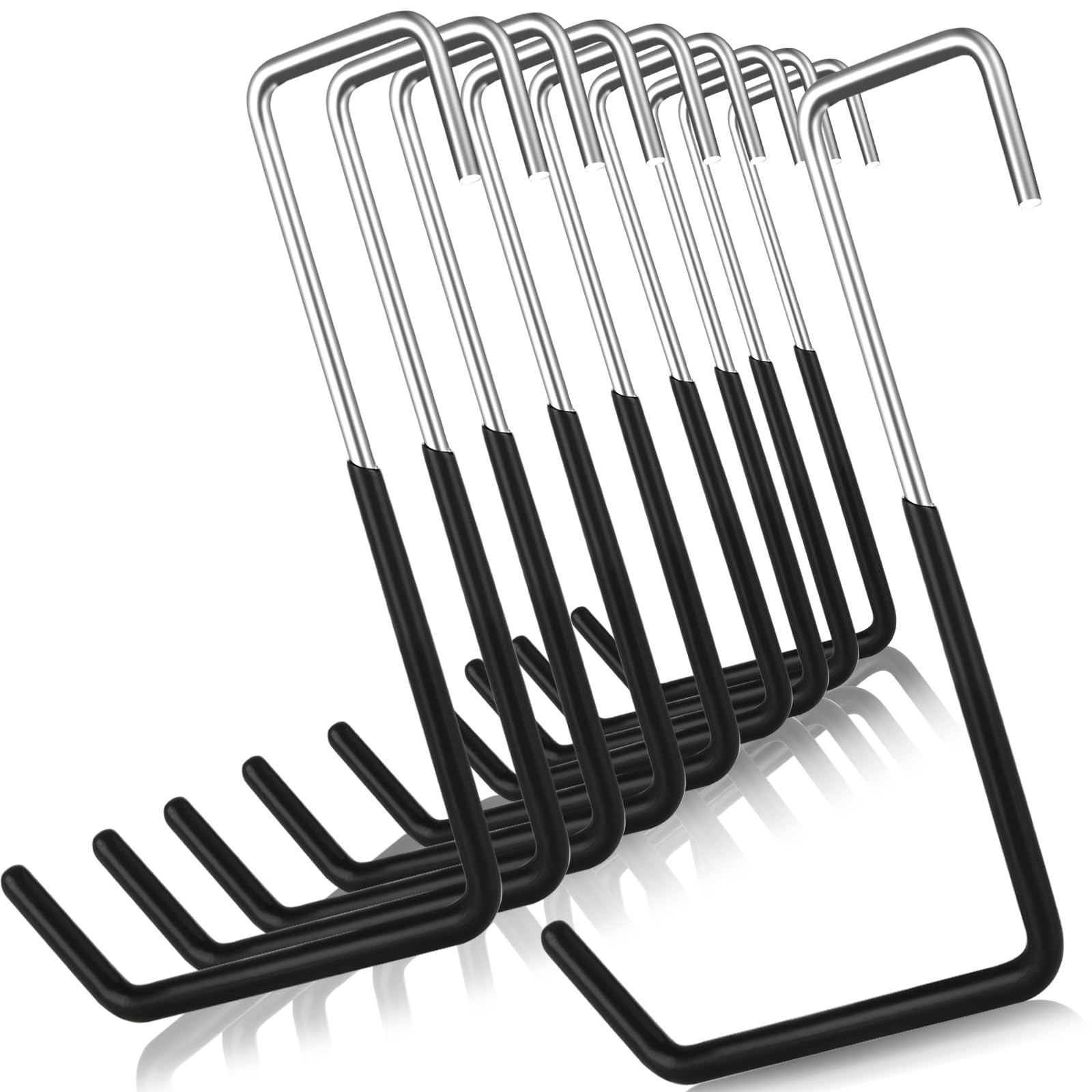 Heavy-Duty S-Hooks for Garage Storage, 10-Pack