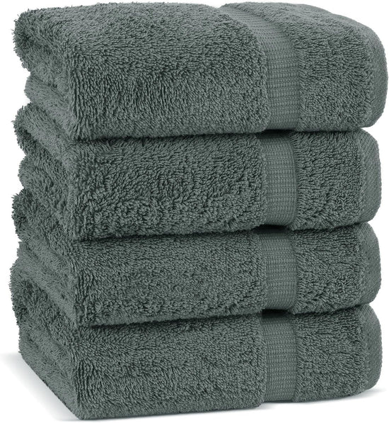 Chakir Turkish Linens Hand Towels, 4-Pack