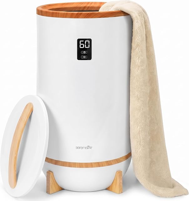 SereneLife Bucket-Style Towel Warmer