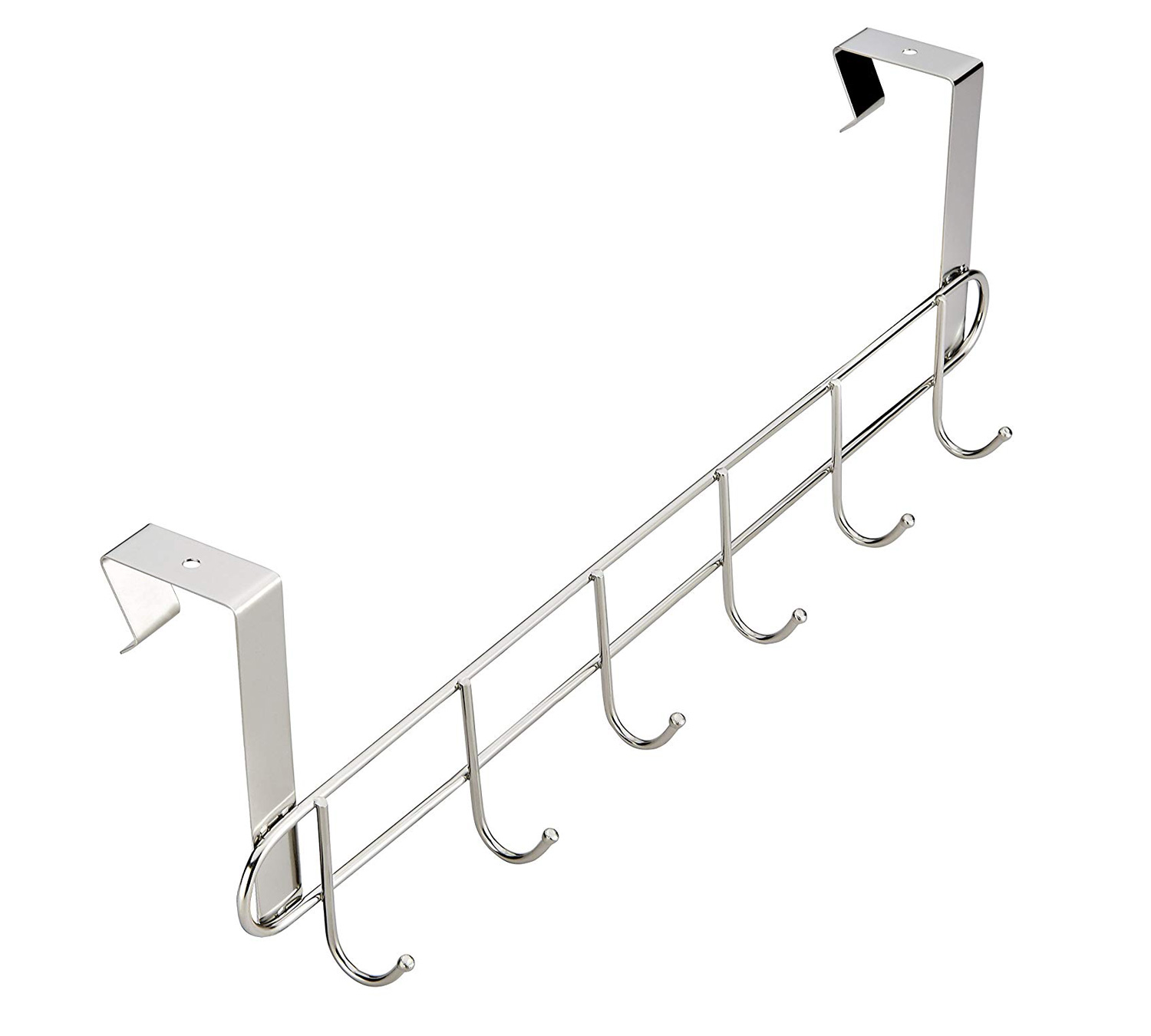 SimpleHouseware Over-the-Door 6-Hook Rack