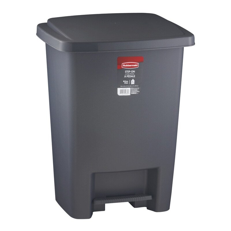 Rubbermaid 8-Gallon Step-On Trash Can