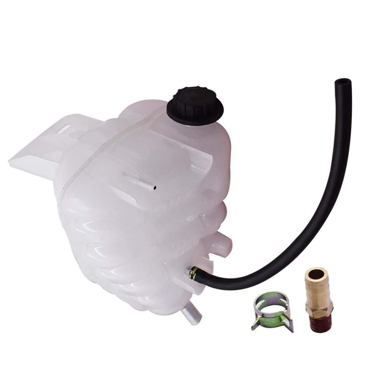 Pressurized coolant reservoir and hose for International trucks