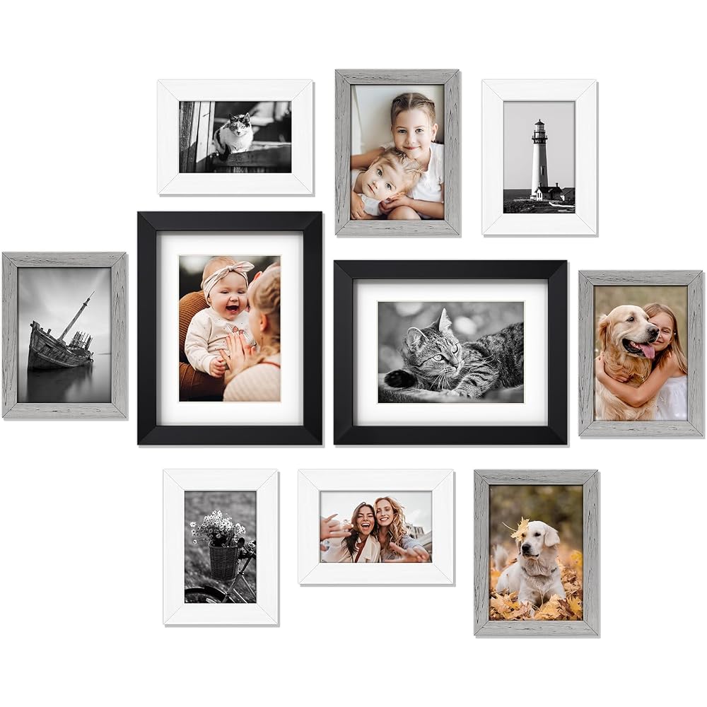 ArtToFrames 10-Piece Gallery Photo Frame Set