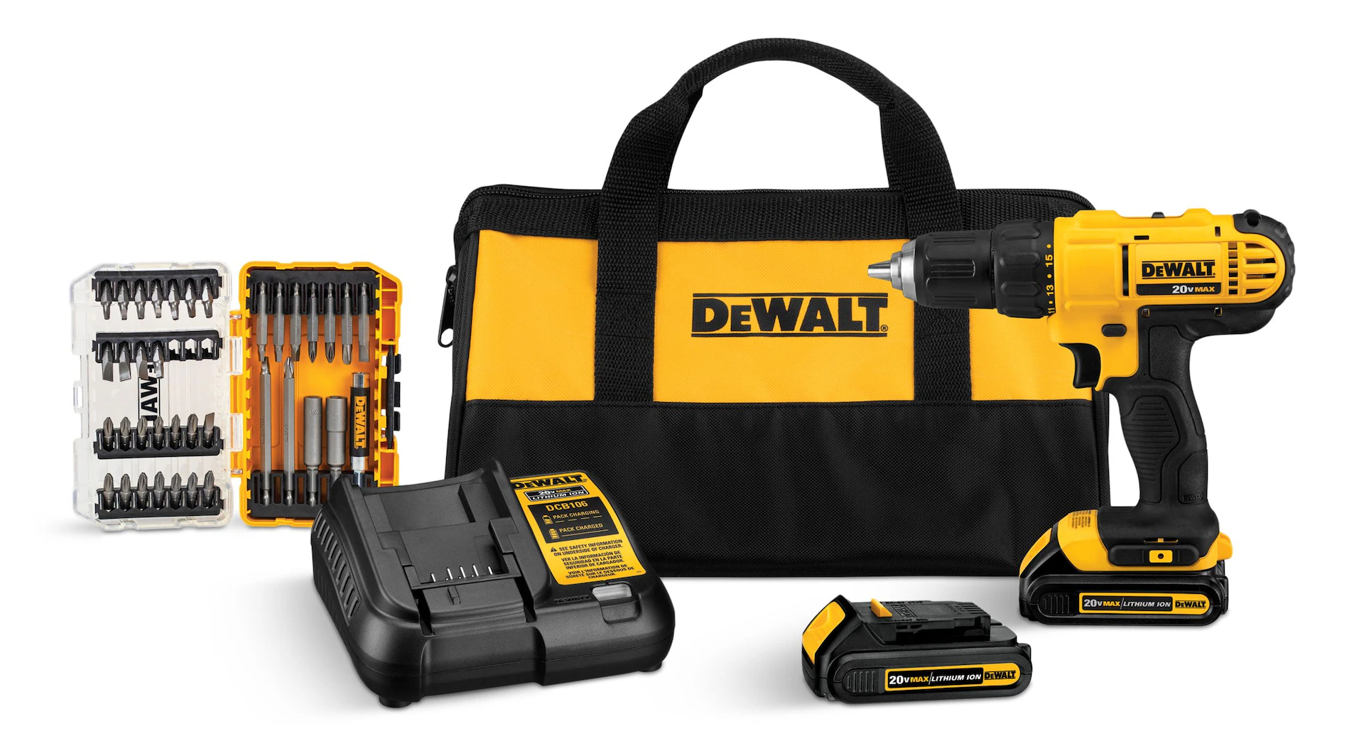 DeWalt DCD771C2 20V MAX Drill Kit