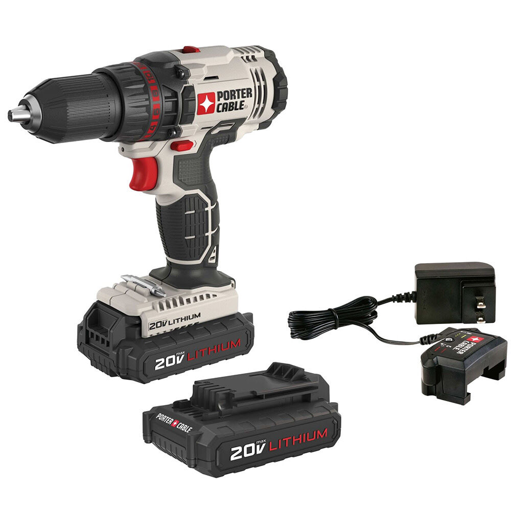 PORTER-CABLE PCC601LB 20V Drill Kit